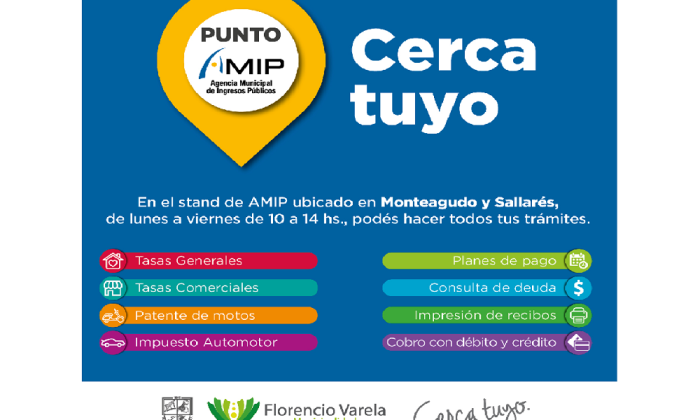 Florencio Varela: Punto AMIP, realizar trámites más cerca